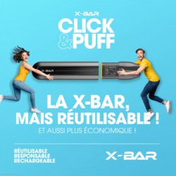 X BAR CLICK & PUFF KIT RECHARGEABLE - 650 Puffs